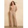 Lofty Manner Trouser Savy casual broek met Lurex goud