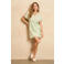 Lofty Manner zomerjurk mintgroen