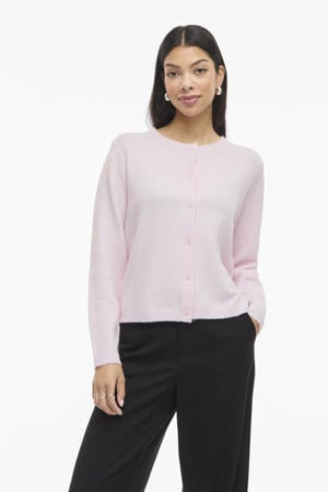 vest lichtroze gebreid