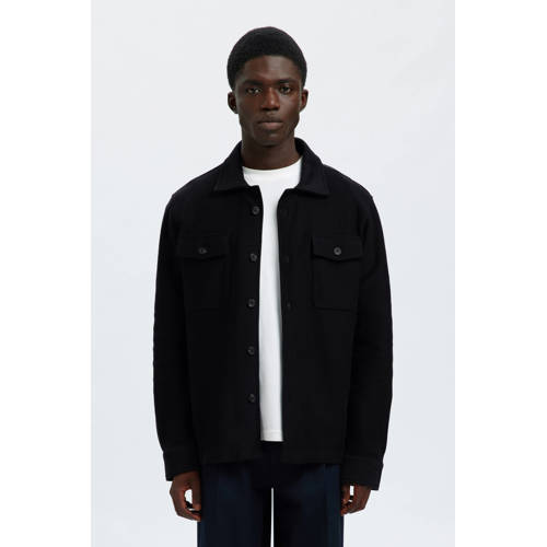 SELECTED HOMME overshirt zwart afbeelding