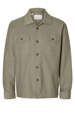 overshirt grijsgroen