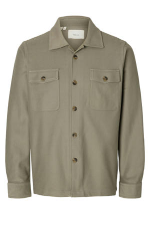 overshirt grijsgroen