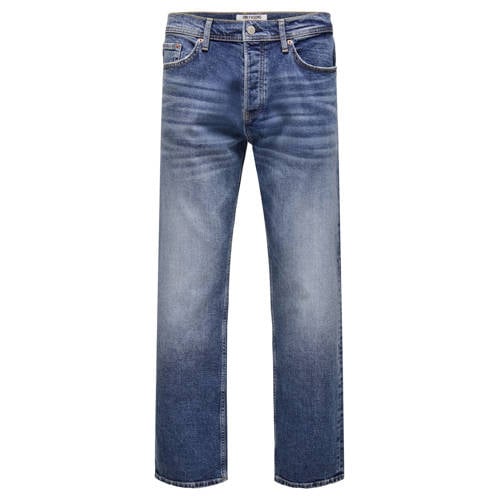 ONLY & SONS Onsedge straight leg straight leg jeans blue denim afbeelding