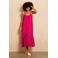Lofty Manner maxi jurk fuchsia