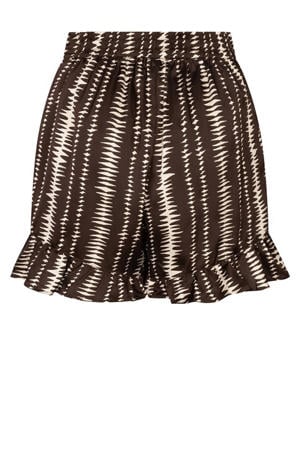 skort met print - bruin