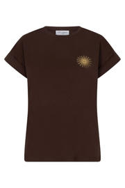 thumbnail: Lofty Manner T-shirt met print - bruin