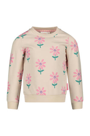 sweater Rolling into Spring offwhite/roze