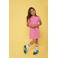 Jubel jurk Rolling into Spring roze