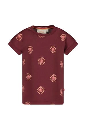 T-shirt Salsa Sunset donkerrood