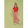 Jubel wide leg broek Salsa Sunset roze
