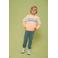 Sturdy sweater Lagoon Legends neon oranje