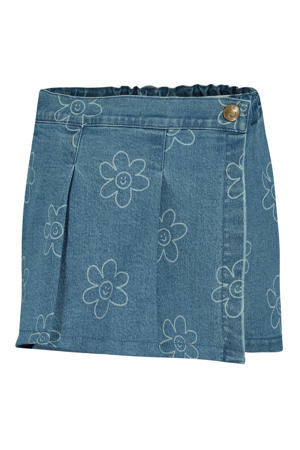 denim skort Rolling into Spring light blue denim