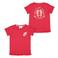 Jubel T-shirt Lazy Lagoon met backprint fuchsia