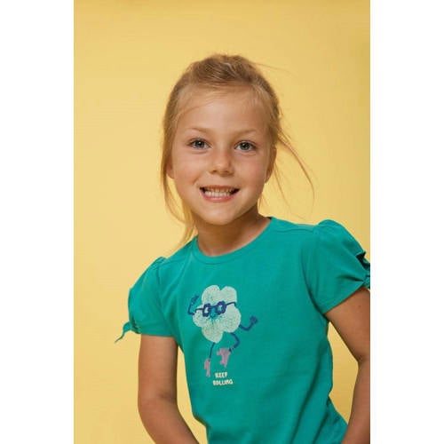 Jubel T-shirt Rolling into Spring groen afbeelding