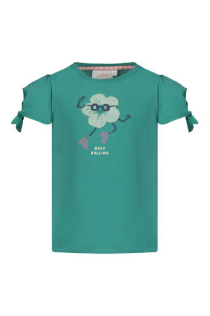 T-shirt Rolling into Spring groen