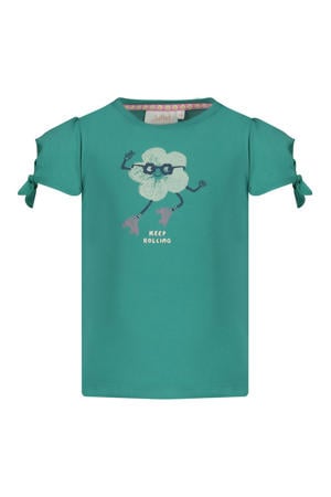 T-shirt Rolling into Spring groen