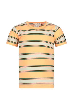 gestreept T-shirt Lagoon Legends neon oranje