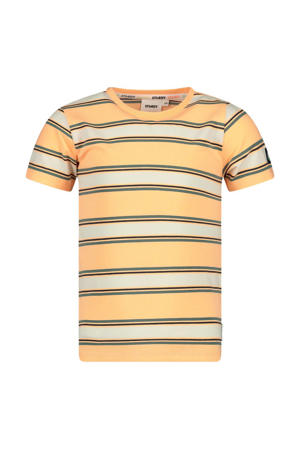 gestreept T-shirt Lagoon Legends neon oranje