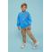 Sturdy sweater Run the Day blauw