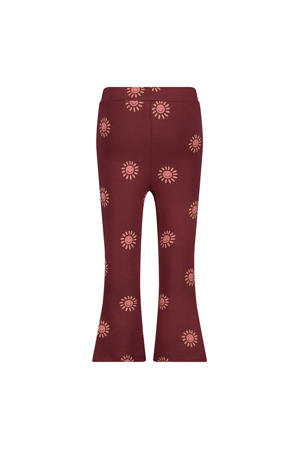flared broek Salsa Sunset donkerrood