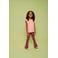 Jubel flared broek Salsa Sunset donkerrood