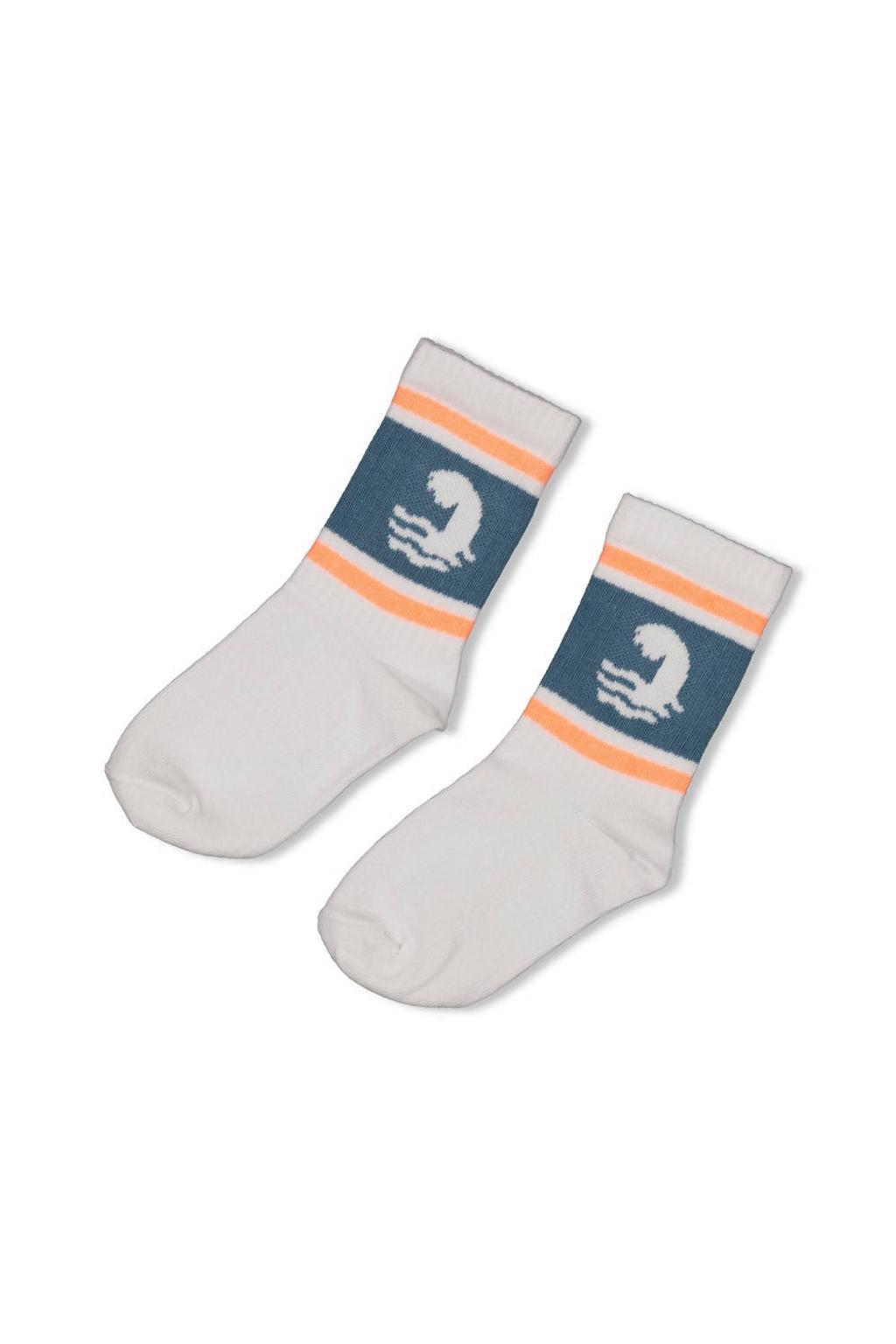 Sturdy sokken Lagoon Legends wit/oranje/zeegroen