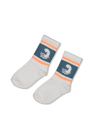 sokken Lagoon Legends wit/oranje/zeegroen