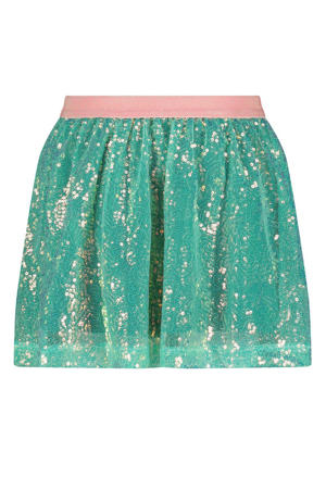 rok Rolling into Spring groen/roze