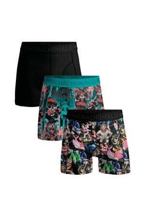boxershort - zwart / blauw (set van 3)