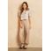 Lofty Manner top met print - beige
