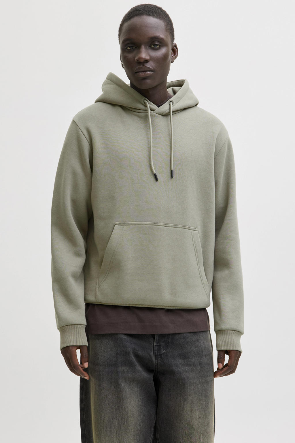 JACK & JONES ESSENTIALS hoodie lichtkaki