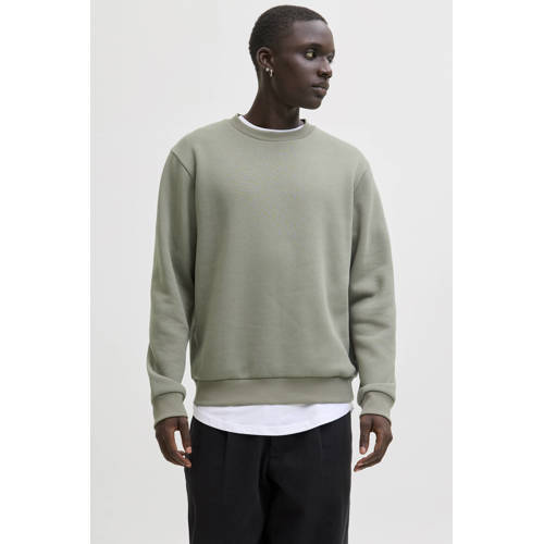 JACK & JONES ESSENTIALS sweater lichtkaki afbeelding