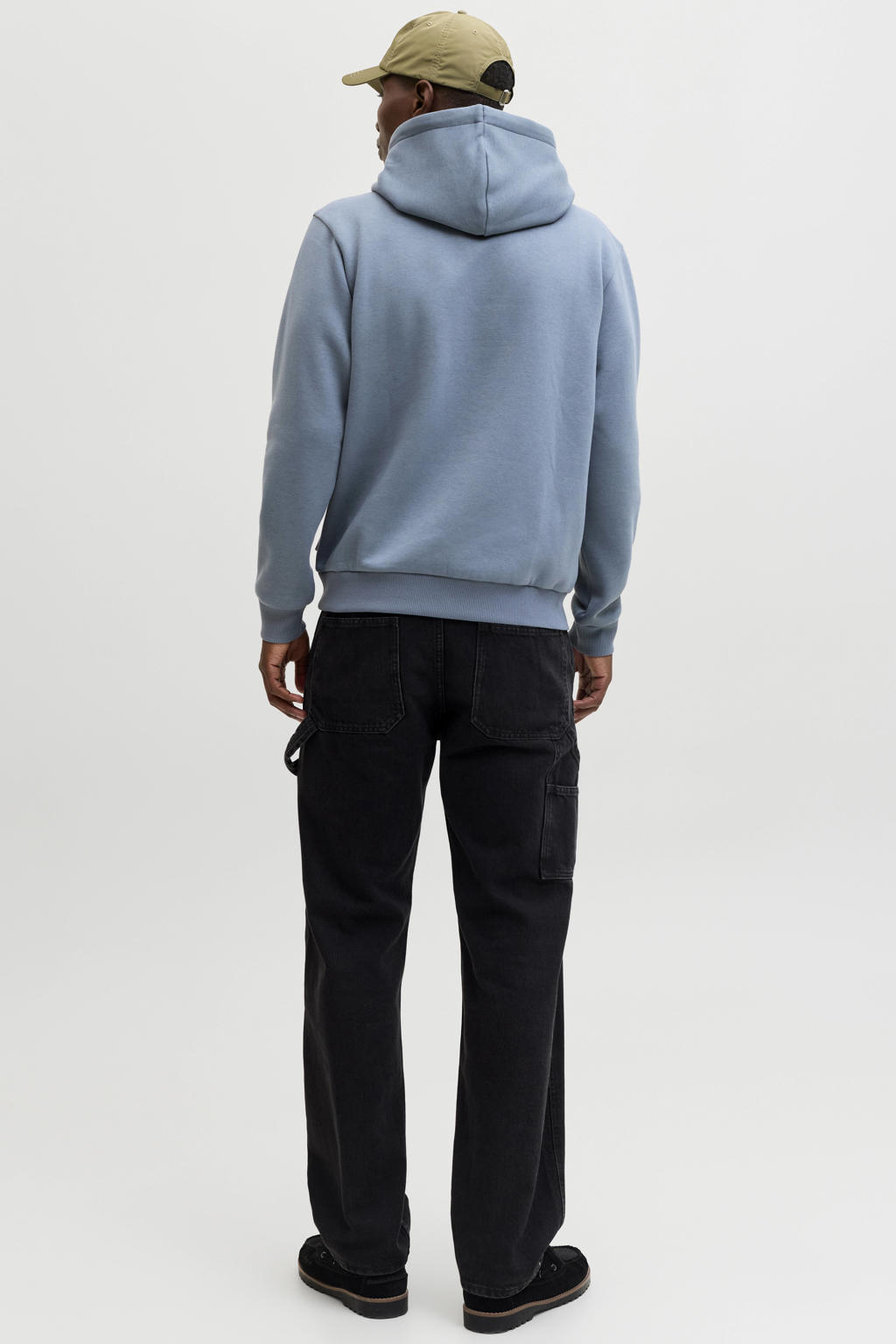 JACK & JONES ESSENTIALS hoodie grijsblauw