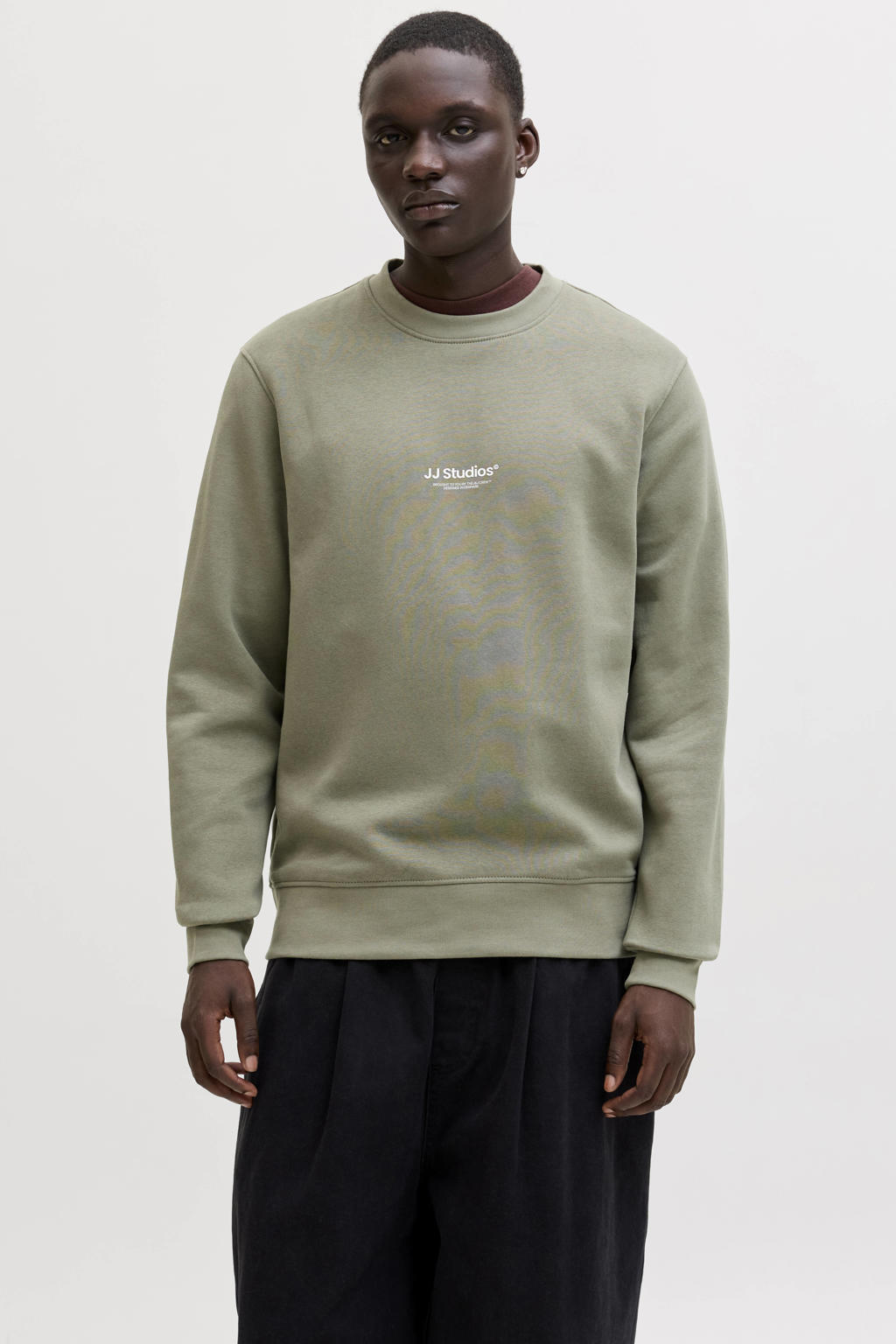 JACK & JONES ESSENTIALS sweater lichtkaki