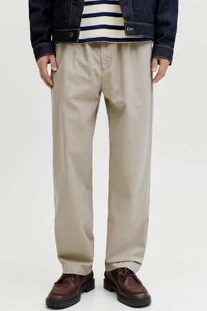 JPSTKARL loose casual broek beige