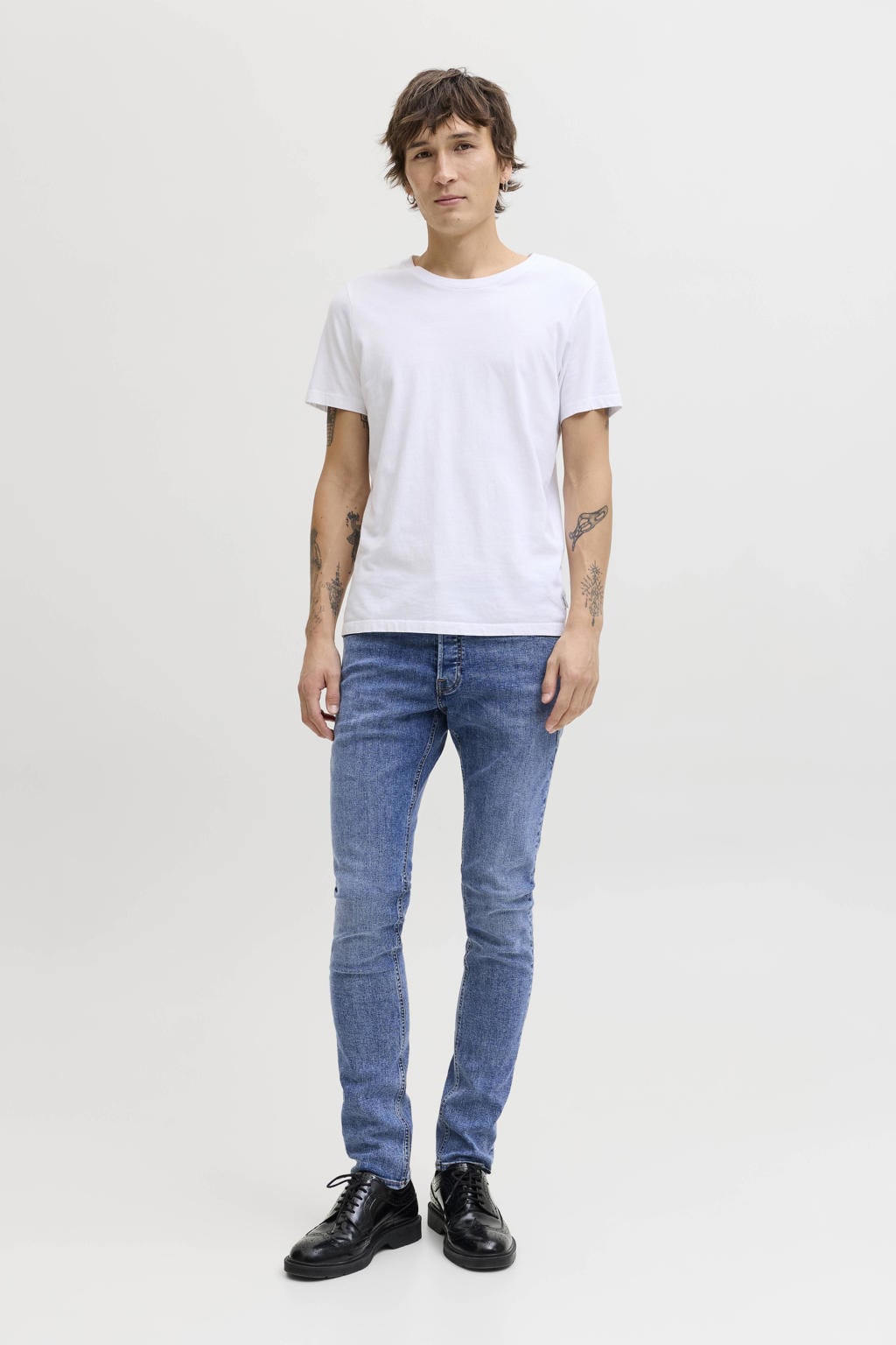 JACK & JONES JEANS INTELLIGENCE JJIGLENN JJORIGINAL slim fit jeans blue denim
