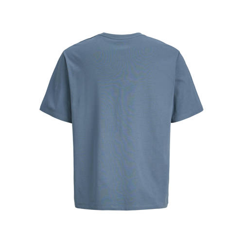 JACK & JONES ESSENTIALS Rechtvallend T-shirt blauw afbeelding