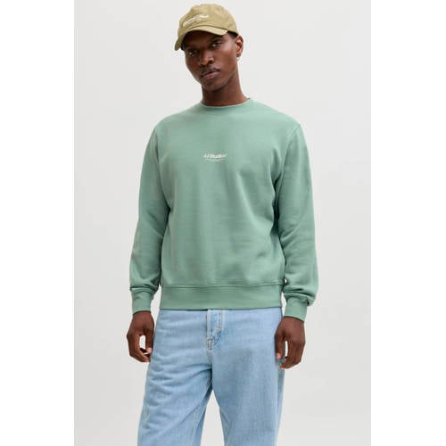 JACK & JONES ESSENTIALS sweater turquoise afbeelding