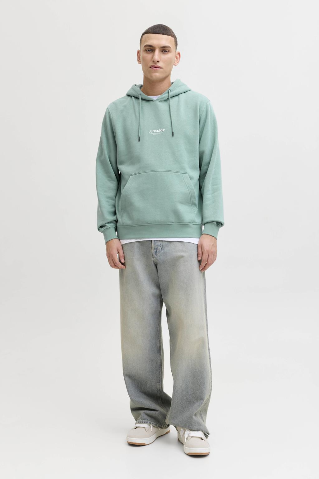 JACK & JONES ESSENTIALS hoodie turquoise