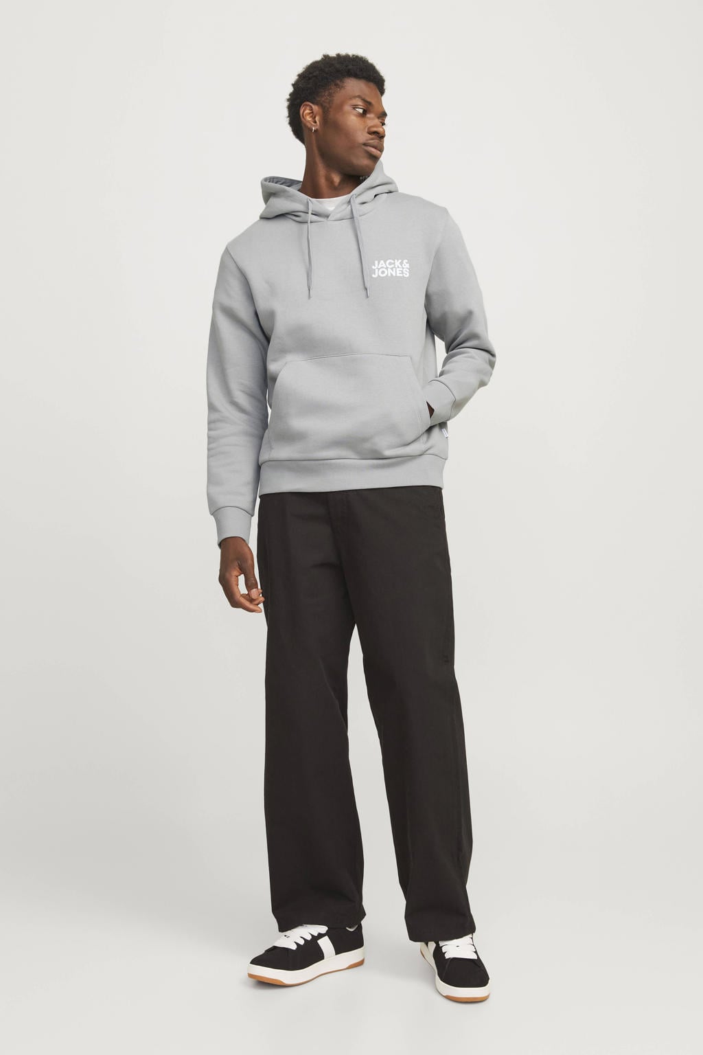 JACK & JONES ESSENTIALS hoodie grijs