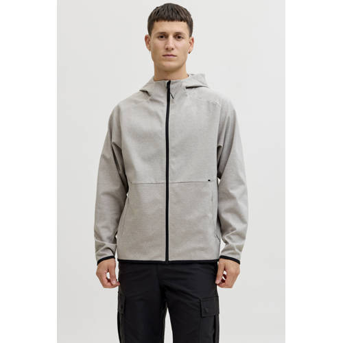 JACK & JONES ESSENTIALS sweatvest lichtgrijs afbeelding