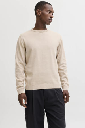 pullover fijn gebreid beige