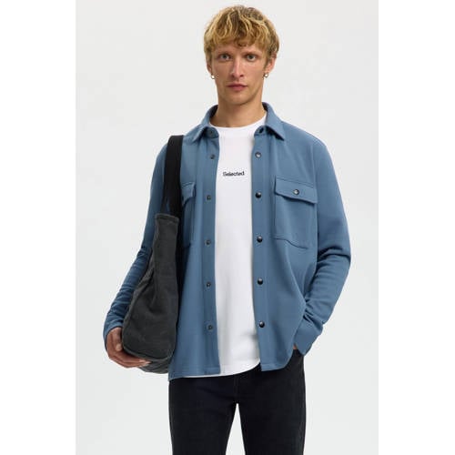 SELECTED HOMME overshirt blauw afbeelding