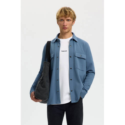 SELECTED HOMME overshirt blauw afbeelding