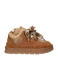 Nelson gevoerde suède veterboots cognac