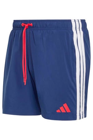 zwemshort blauw/wit