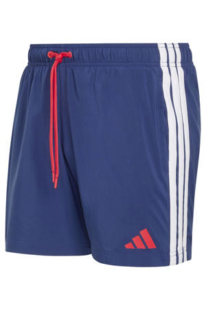 zwemshort blauw/wit