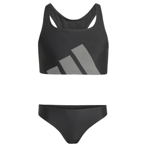 adidas crop bikini zwart afbeelding