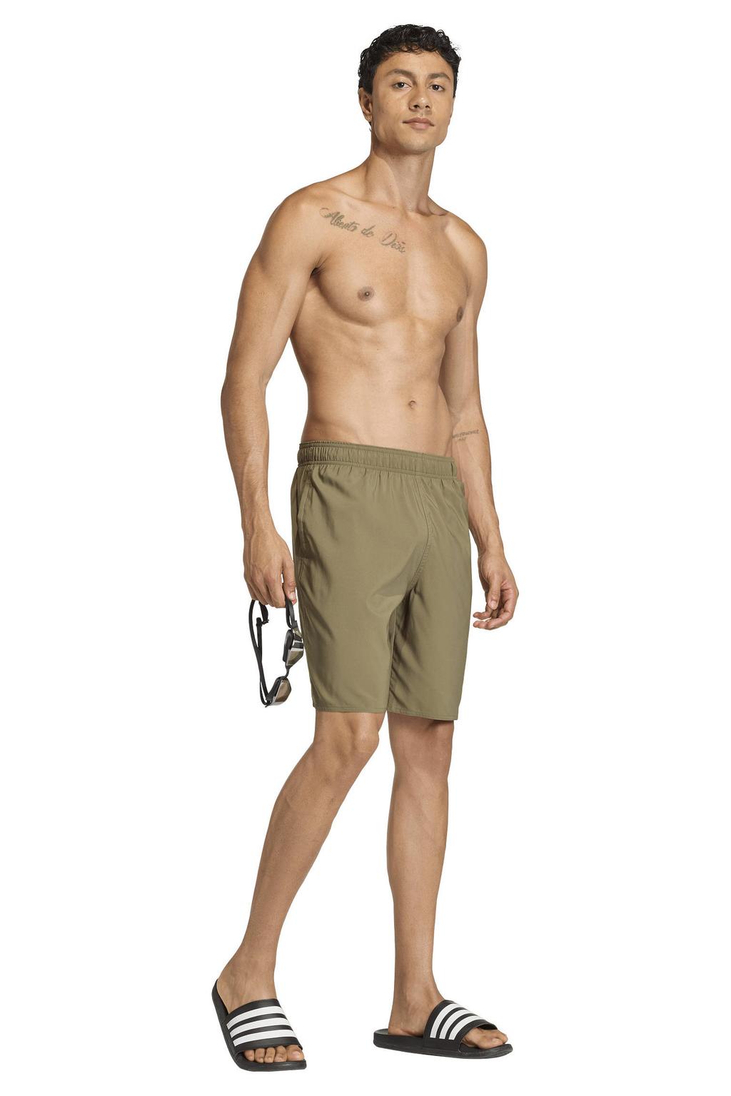 adidas zwemshort olijfgroen