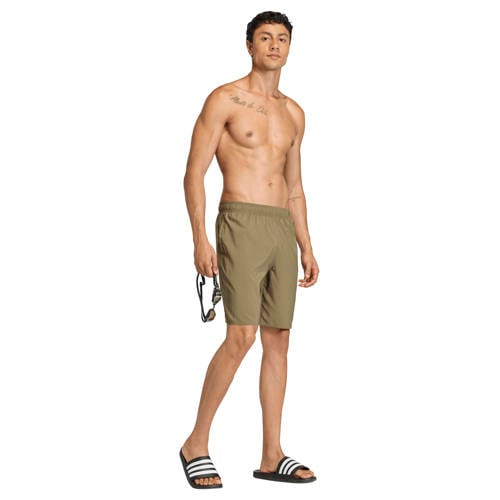 adidas zwemshort olijfgroen afbeelding